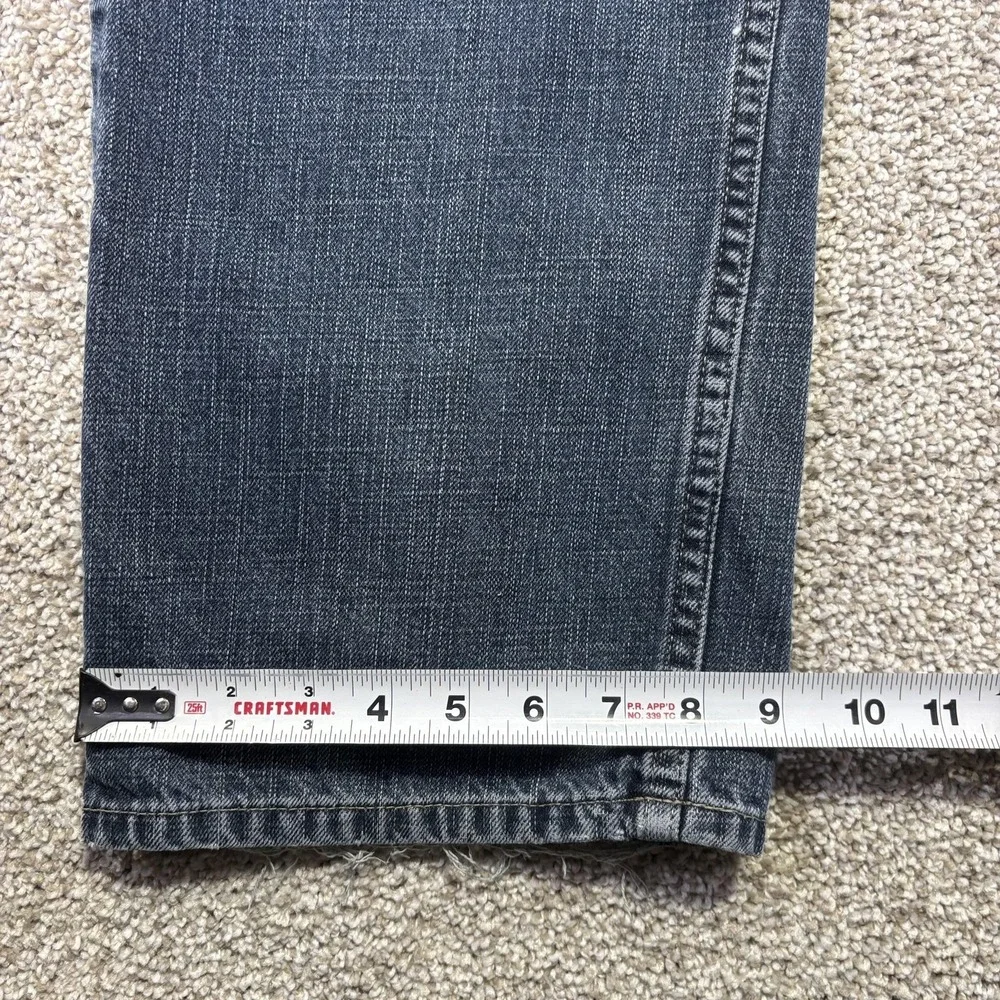 Tommy Hilfiger Freedom Fit Jeans Mens 38x32 Blue Med Wash Relaxed Straight Denim